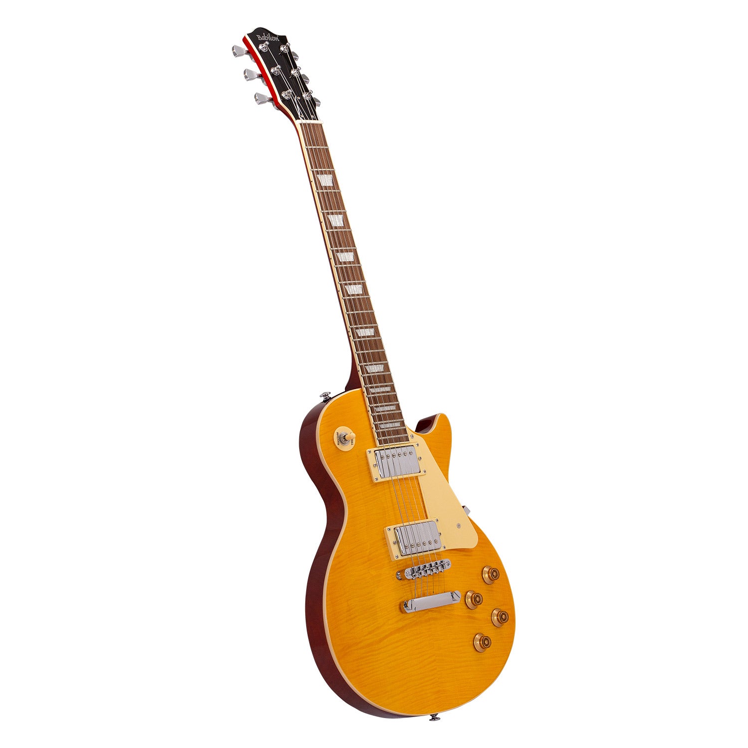 Babilon Cosmos Series Electric Guitar in Amber With Case-Electric Guitar-Babilon-Hermes Music